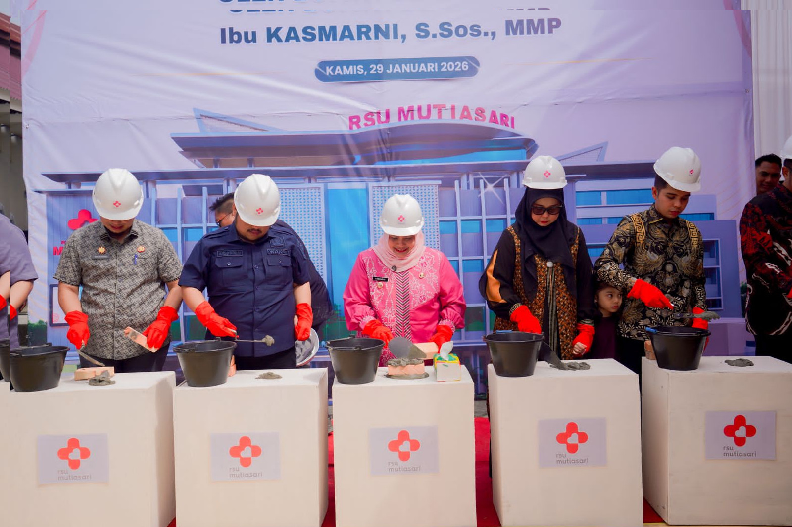 Bupati Bengkalis Resmikan Pembangunan Pengembangan RSU Mutiasari di Mandau