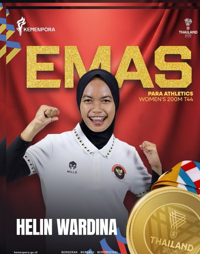 Mahasiswi ISNJ Bengkalis Raih Emas di 13th ASEAN Para Games 2025 Thailand