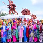 GOW Bengkalis Turut Pecahkan Rekor MURI Tari Zapin Massal Berkebaya Laboh Kekek