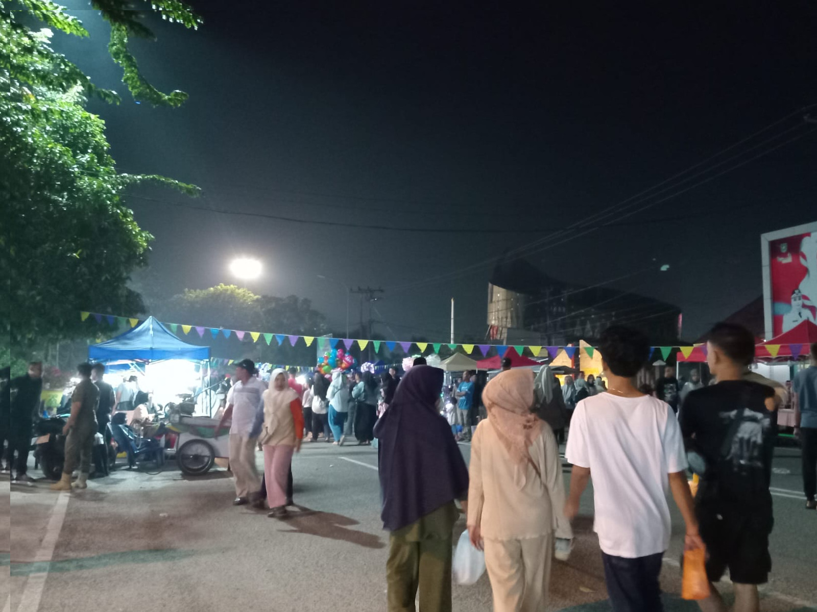 Masyarakat Antusias padati Car Free Night Malam Pergantian Tahun di Bengkalis