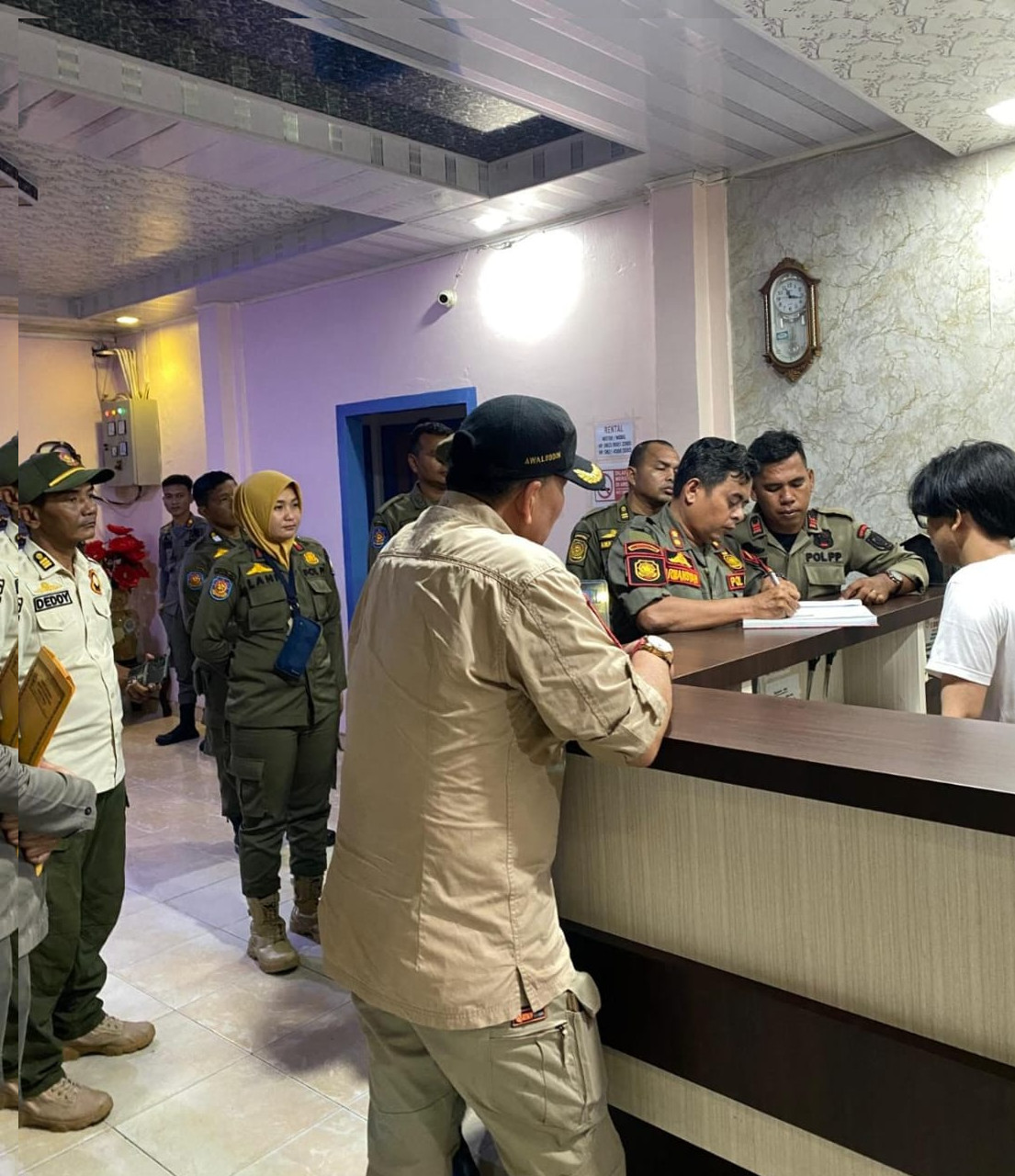 Tegakkan Perda, Satpol PP Bengkalis Gelar Razia