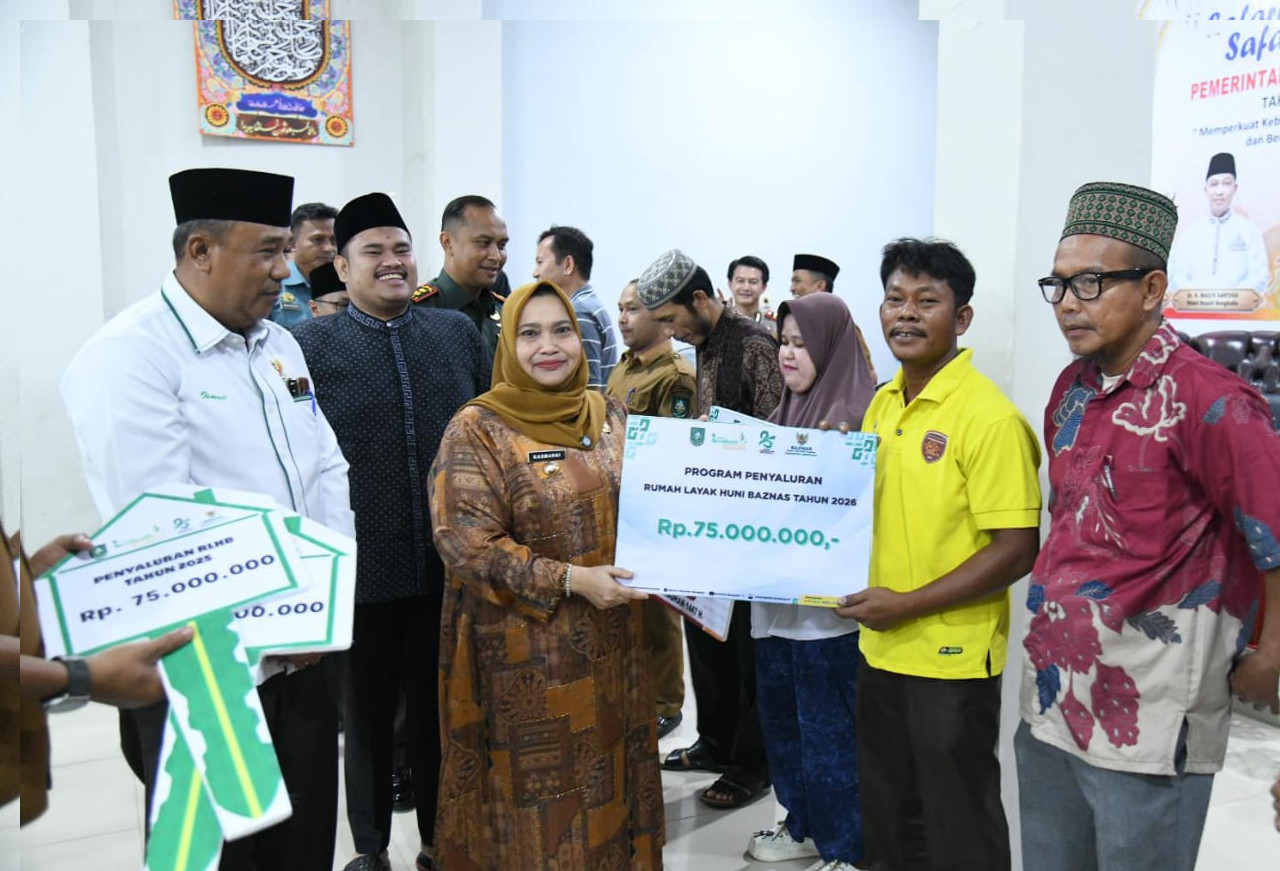 Safari Ramadhan di Kecamatan Pinggir, Bupati Kasmarni Harapkan Terus Bersinergi untuk Negeri