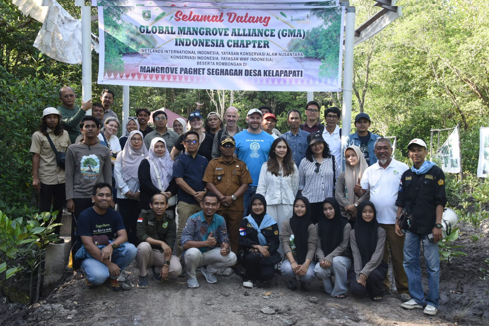 Kunjungan GMA ke Desa Kelapapati, Perkuat Kolaborasi Konservasi Mangrove di Bengkalis