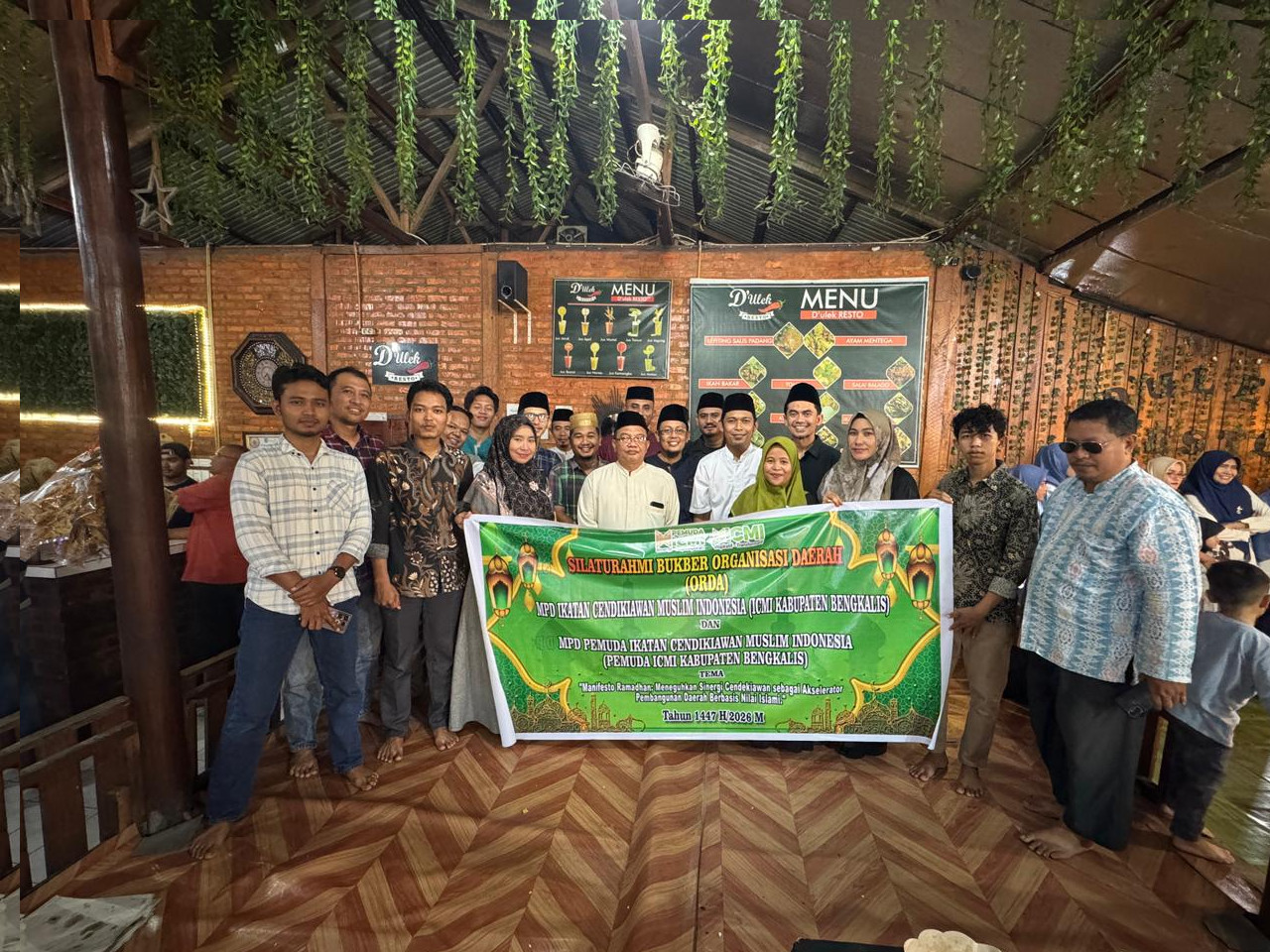 Perdana, ICMI dan Pemuda ICMI Bengkalis Gelar Silaturahmi dan Buka Puasa Bersama