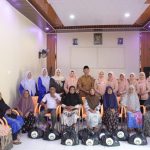 DWP Kabupaten Bengkalis Bagikan 120 Paket Sembako dan Santunan Anak Yatim