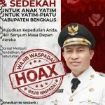 Waspada Penipuan Catut Nama Wabup Bagus Santoso Dalam Program Donasi dan Sedekah