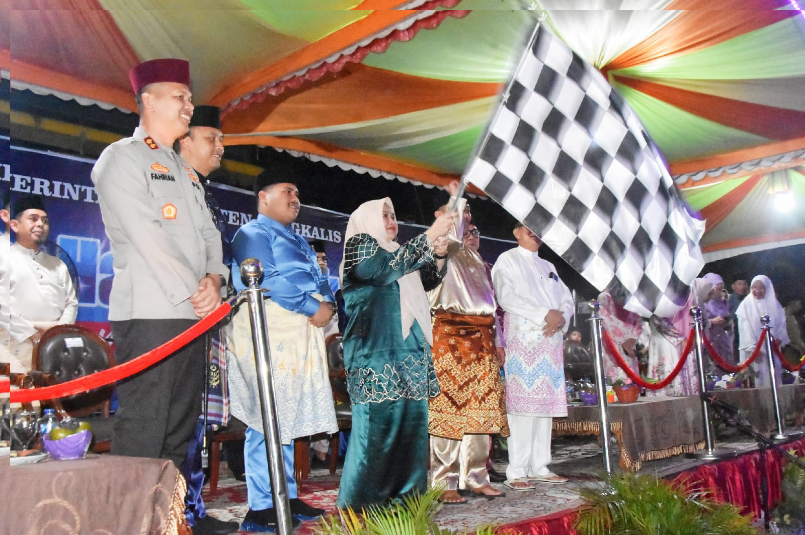 Bupati Bengkalis Kasmarni Lepas Pawai Takbir Sambut Idul Fitri 1447 H / 2026 M