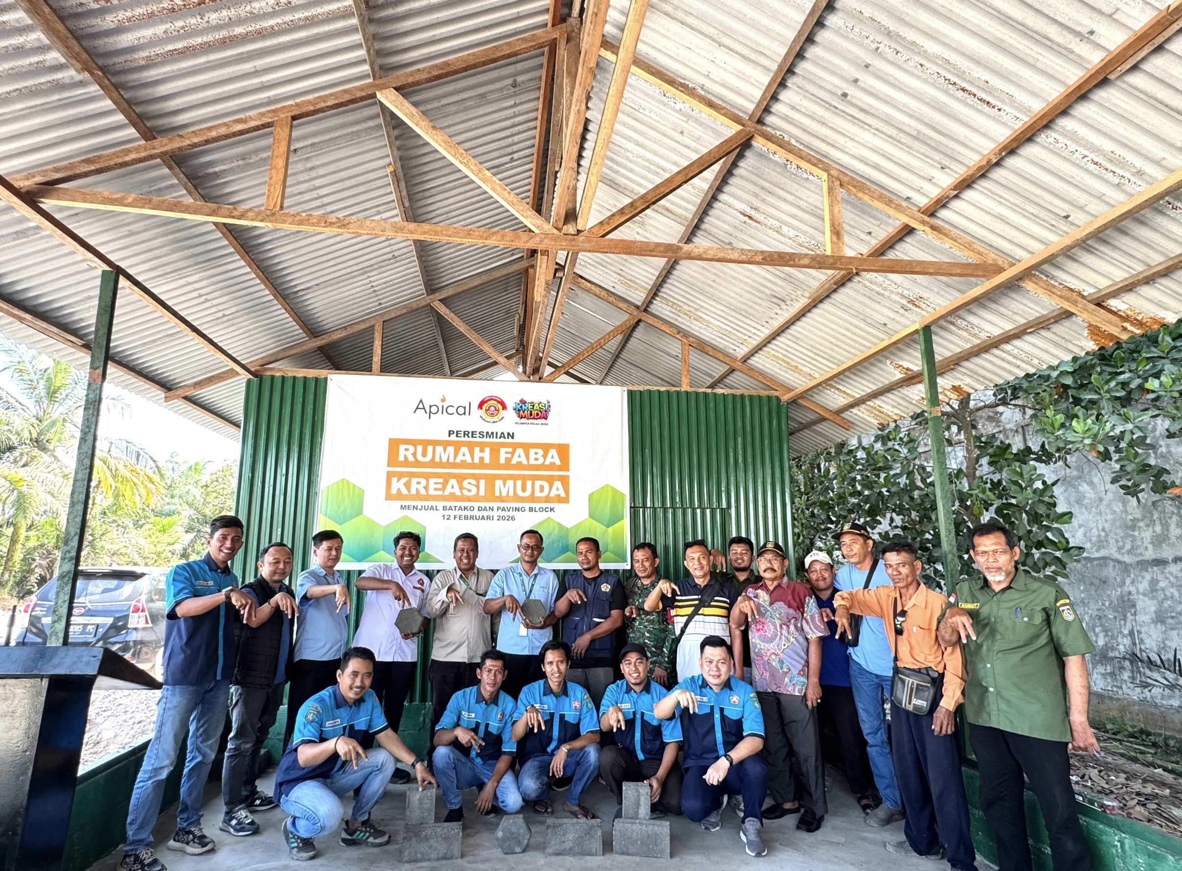 Apical Resmikan Rumah FABA Kreasi Muda untuk Dorong Usaha Mandiri Warga Dumai