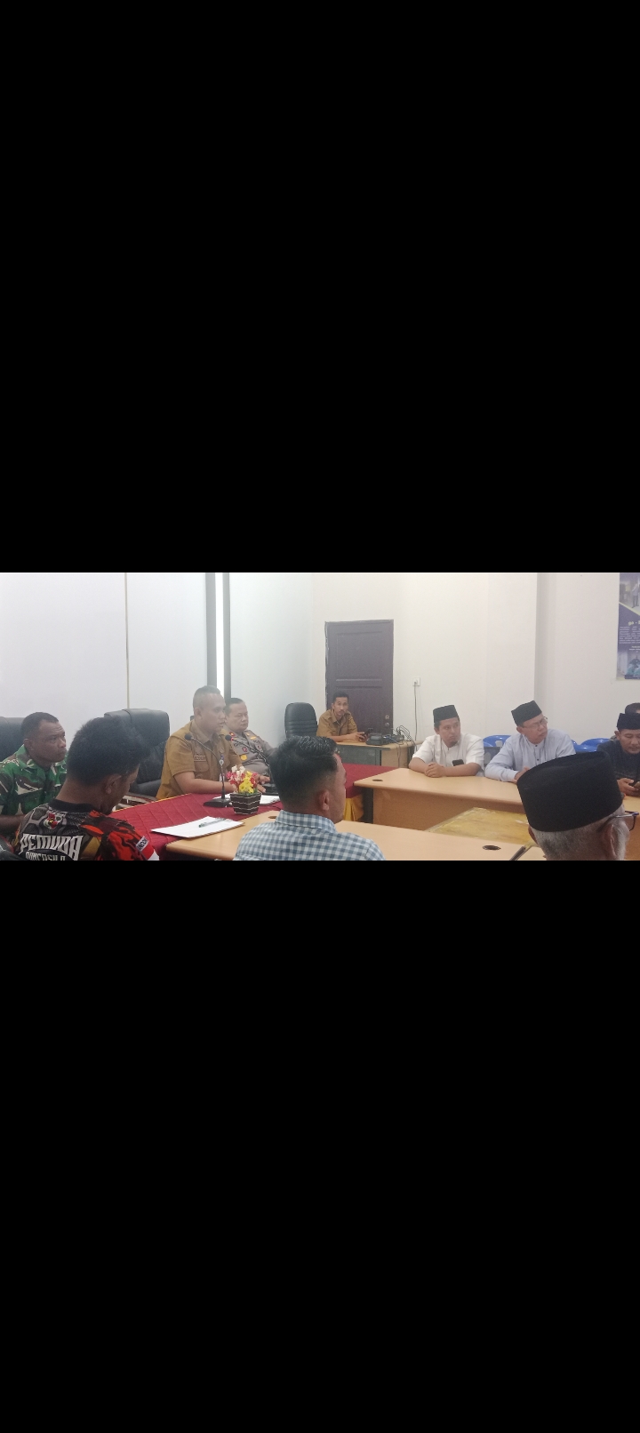 Pemerintah Kecamatan Bukit Batu Gelar Rapat Persiapan Pelepasan Pawai Malam Takbiran Hari Raya Idul Fitri 1447 H